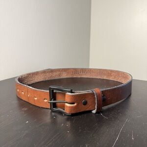 Hanks Men's Brown Leather Belt Size 32